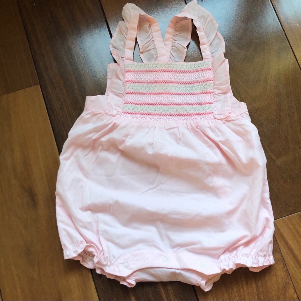 Janie and Jack smocked bubble! NWT!